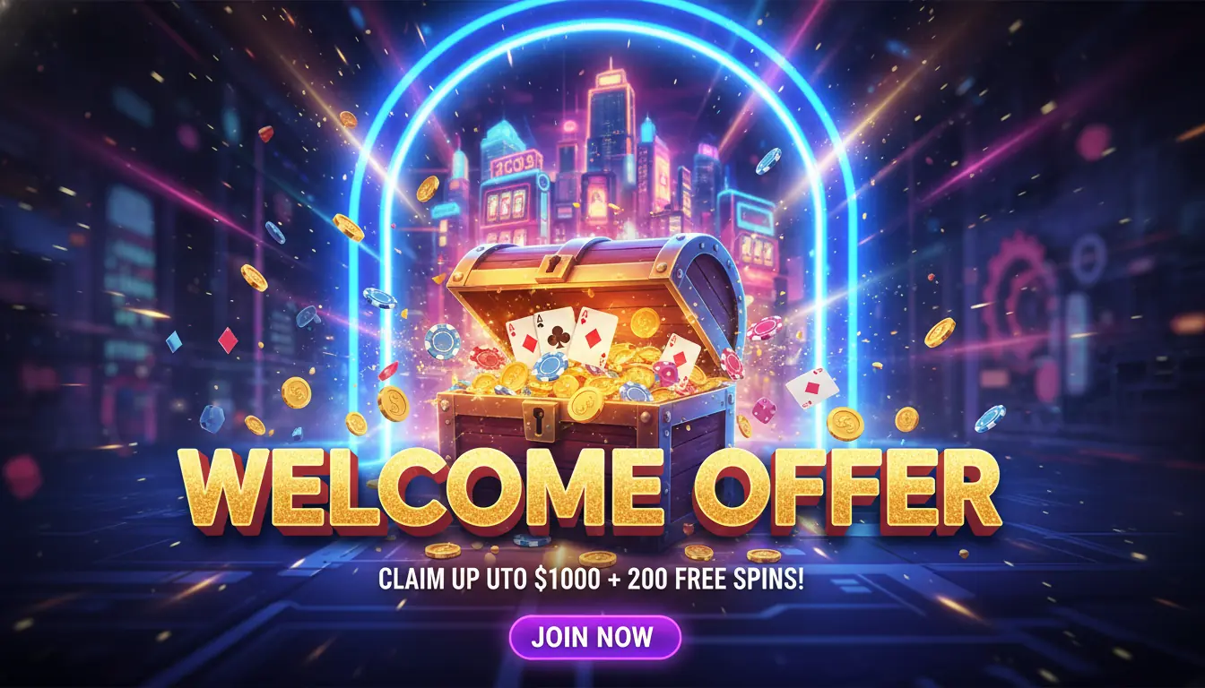 Welcome offer Casinia casino