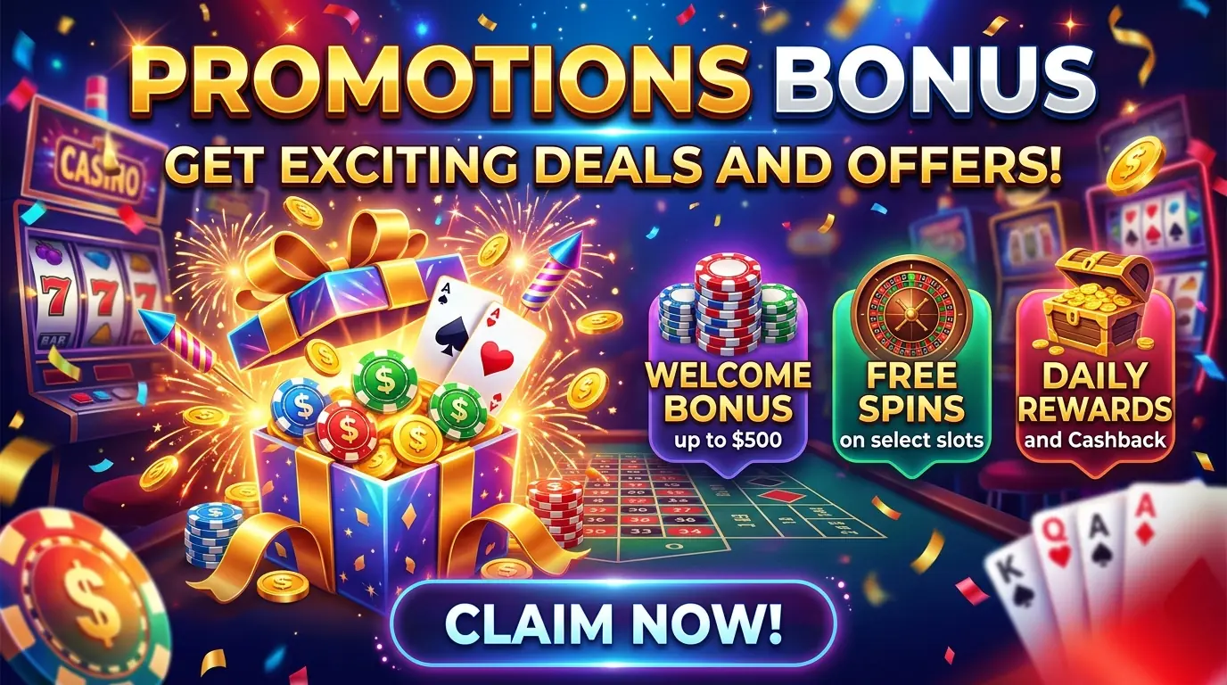 Erbjudanden hos Casinia casino