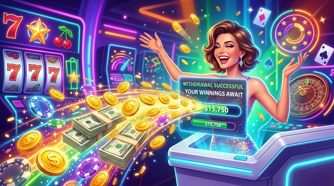 Uttag hos Casinia casino