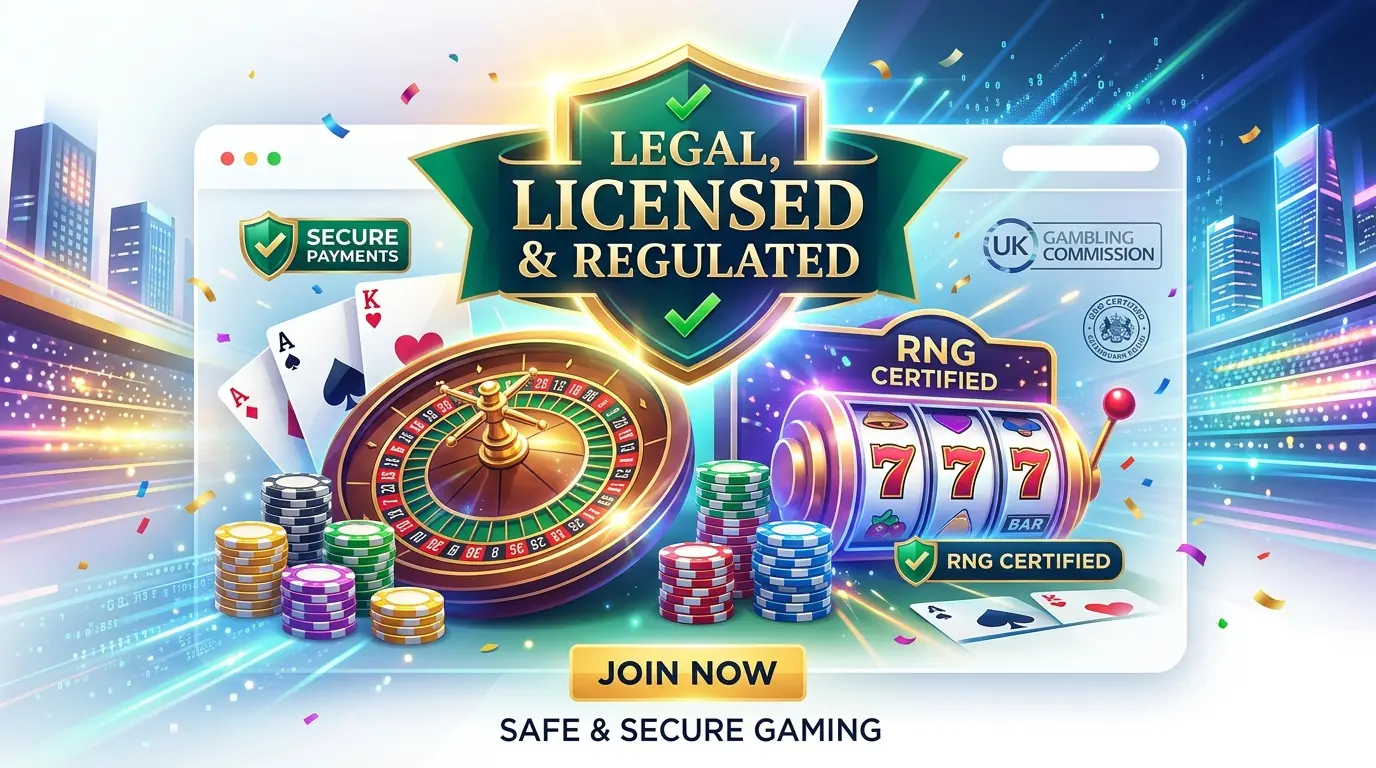 Är Casinia casino lagligt