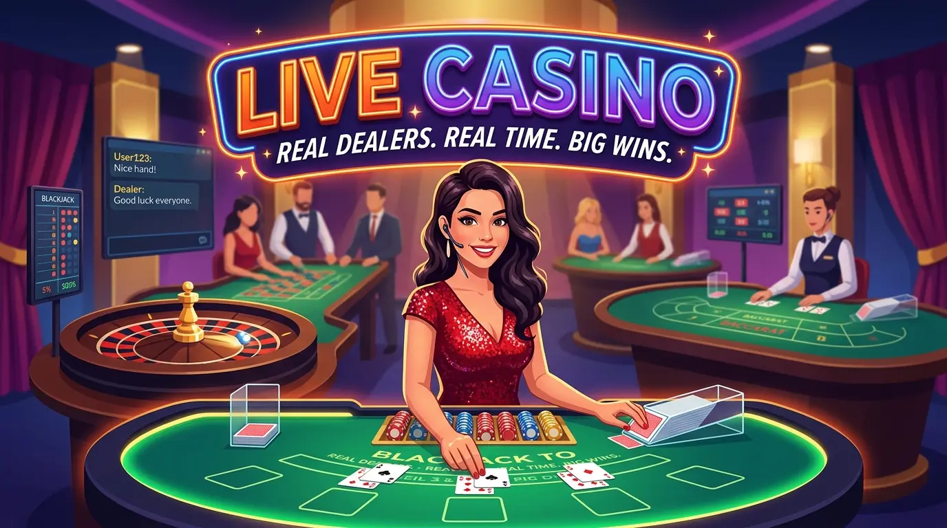 Spela live hos Casinia casino